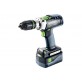 FESTOOL PDC 18/4 Li 5.2 Plus triecienurbjmašīna - skrūvgriezis 2x5,2 Ah